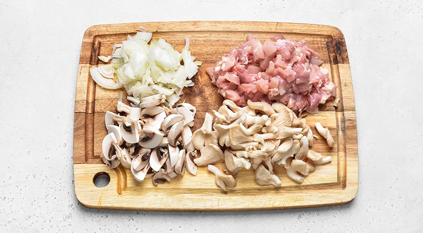 Куриный жюльен