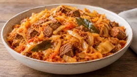 Солянка из свежей капусты