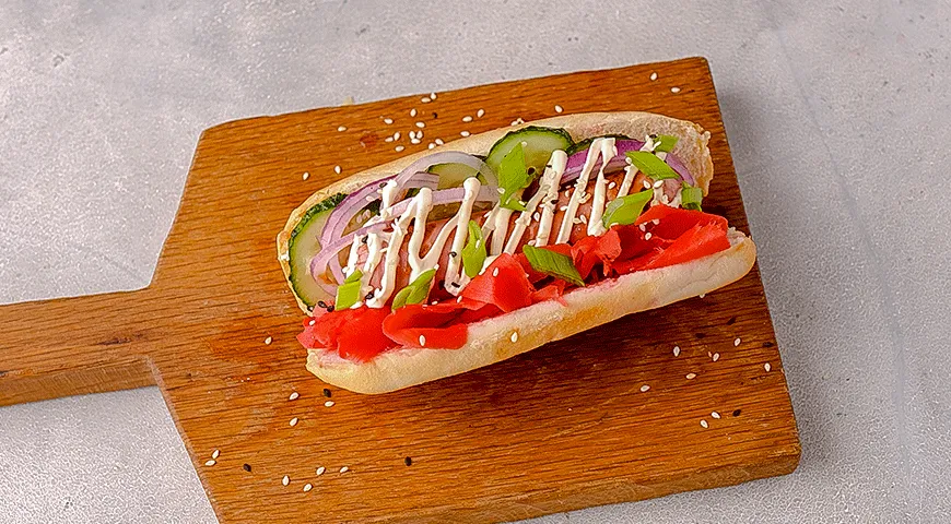 Хот-дог терияки