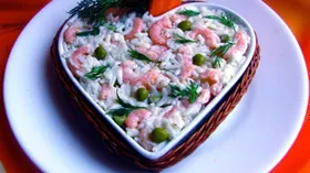 Простые рецепты с креветками и бобовыми