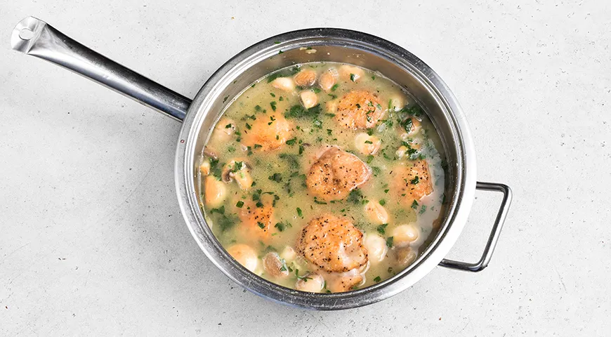 Фрикасе из курицы классический рецепт