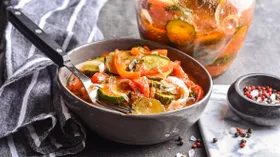 Рецепты с сладким перцем и огурцом