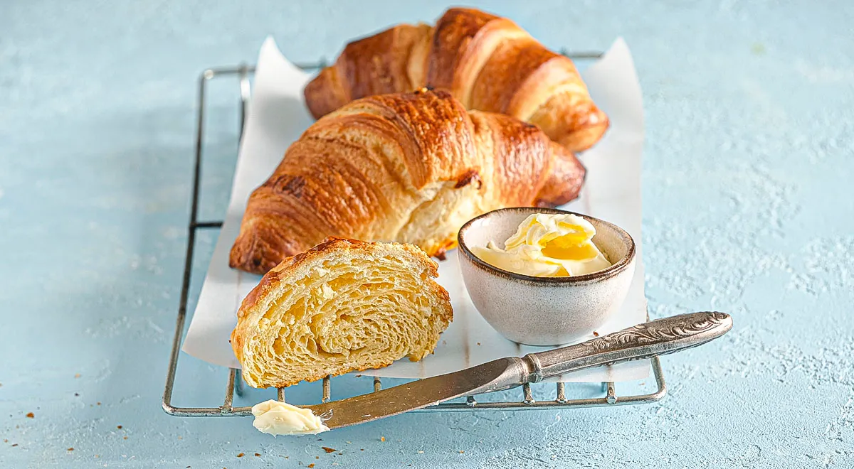 Рецепт круассанов из слоеного дрожжевого теста