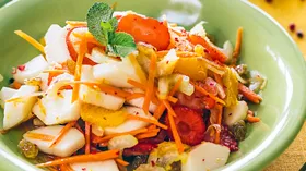 Рецепты с приправами, коньяком и изюмом