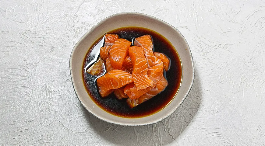 Якитори из лосося