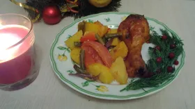 Рецепты на ужин с соусом томатным и курятиной