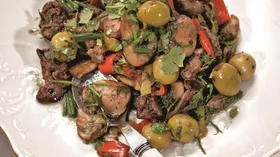 Простые рецепты с алкоголем и куриной печенью