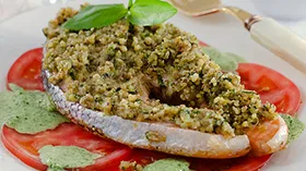 Рецепты с овощами, рыбой и грецким орехом