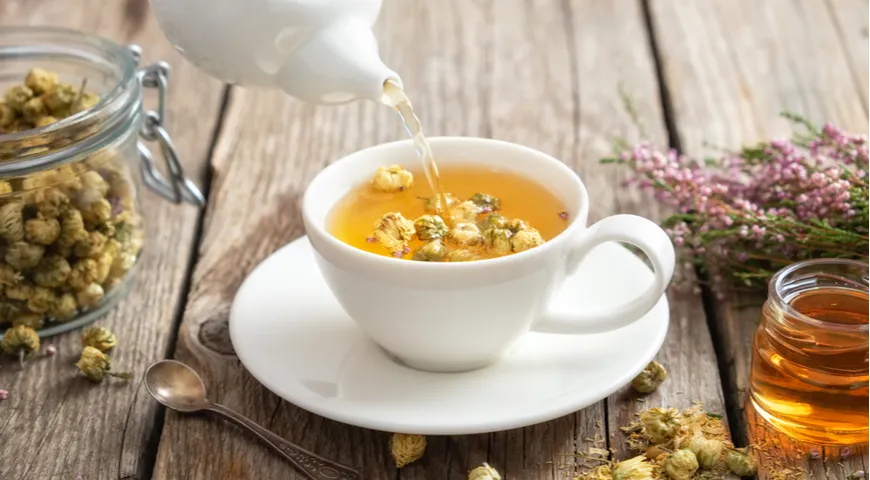 Успокаивающий ромашковый чай