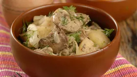 Простые рецепты с яблоком и куриной печенью