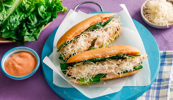 Хот-дог с курицей