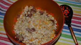 Перловка с капустой