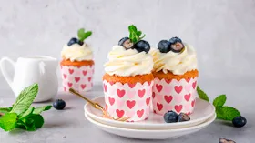 Творожные капкейки с кремчизом