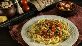 Рецепты с овощами, орехами и макаронами
