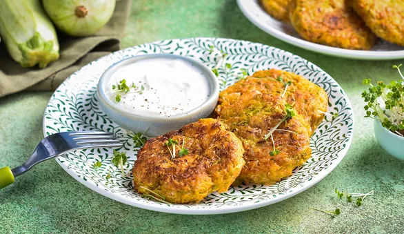 Котлеты из кабачка и картошки