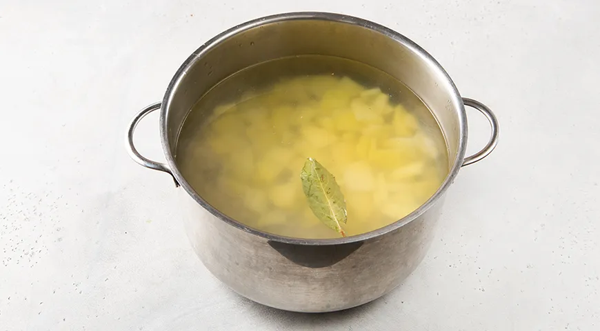 Рассольник с куриными сердечками