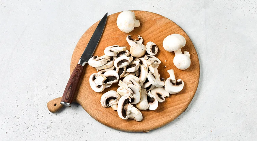 Крем-суп из грибов со сливками