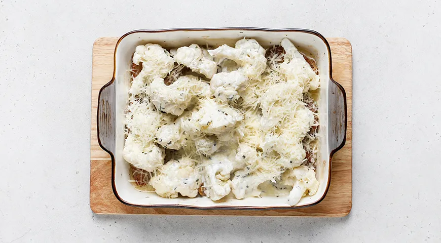 Цветная капуста со свининой