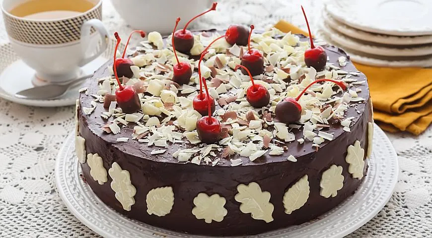 шоколадно-ореховый торт