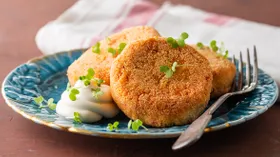 Постные морковные котлеты на сковороде