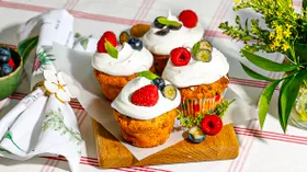 Кексы с лимоном