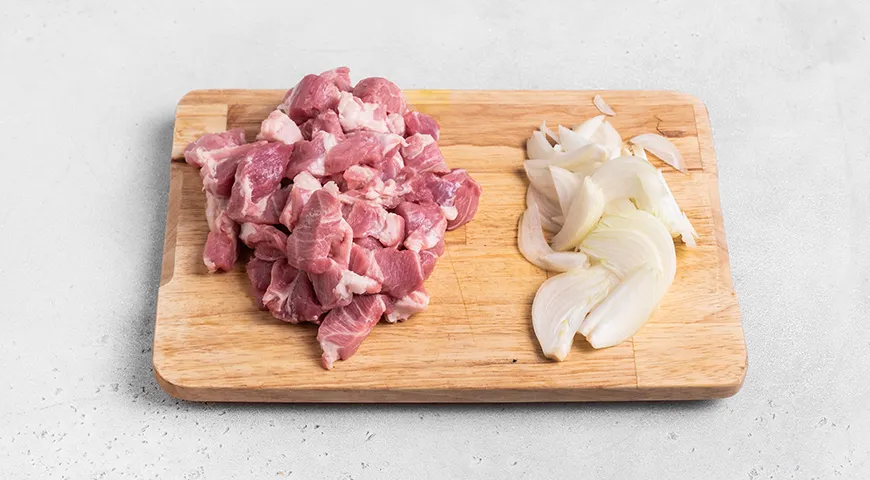 Гороховая каша с мясом