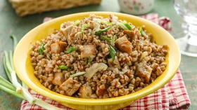 Каша с мясом