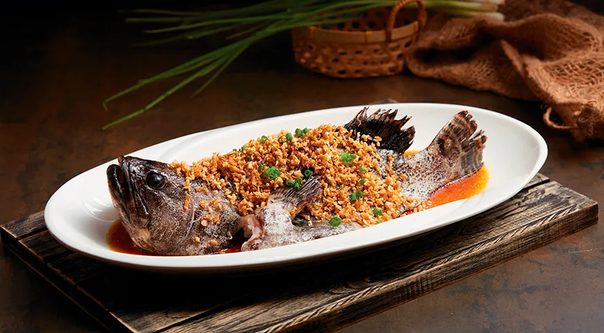 Запеченный морской дракон