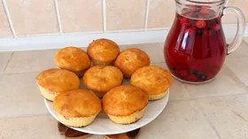 Творожные кексы с изюмом