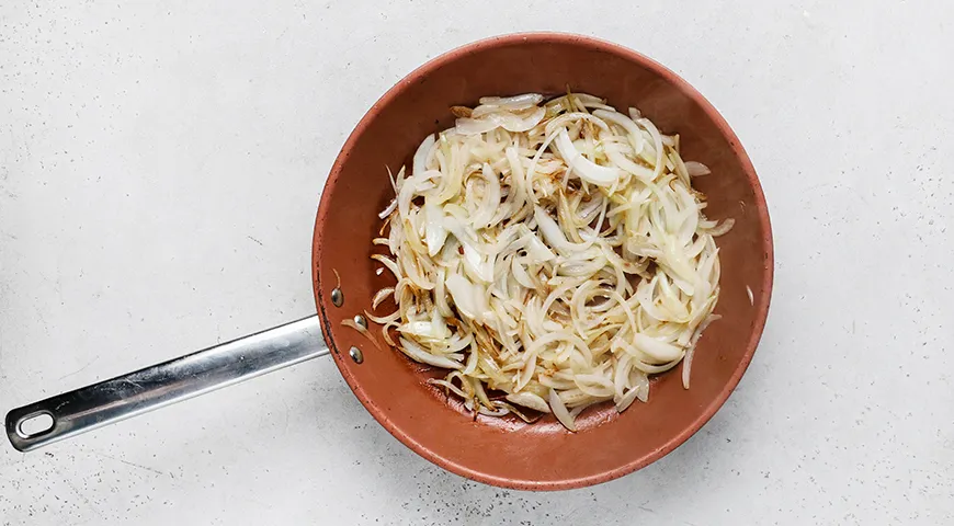 Гороховое пюре с беконом и луком