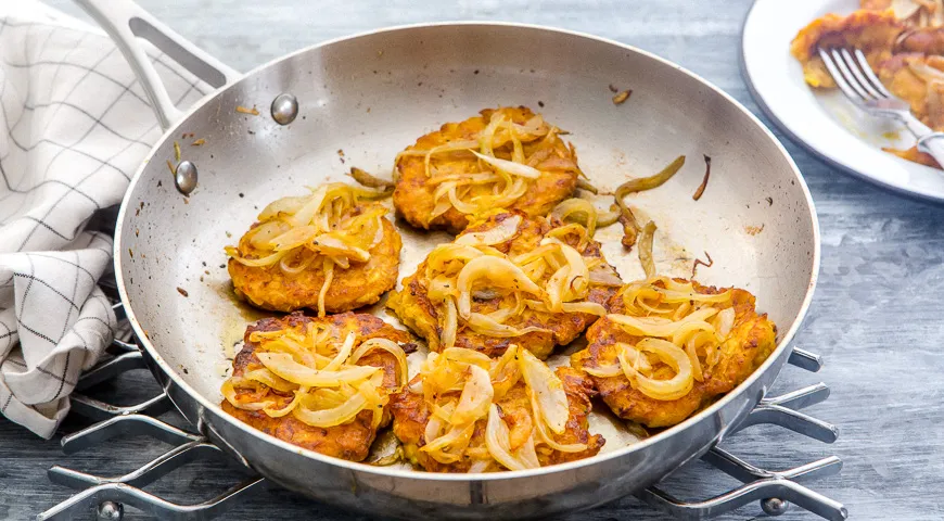 Постные кабачковые оладьи