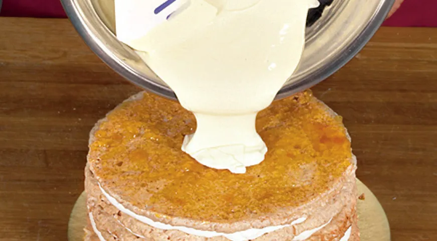 Торт «Эстерхази» с грецкими орехами – пошаговый рецепт приготовления с фото
