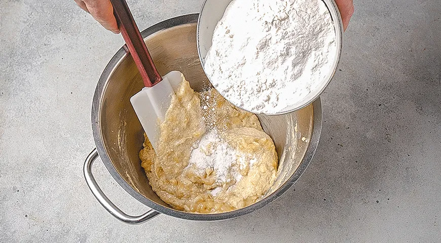 Банановый кекс с шоколадной крошкой