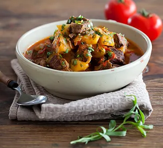 Чахохбили из баранины с картофелем