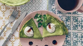 Рецепты со шпинатом, яйцом и сливочным маслом