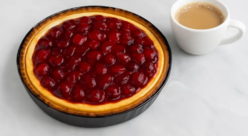 Тирольский пирог с вишней