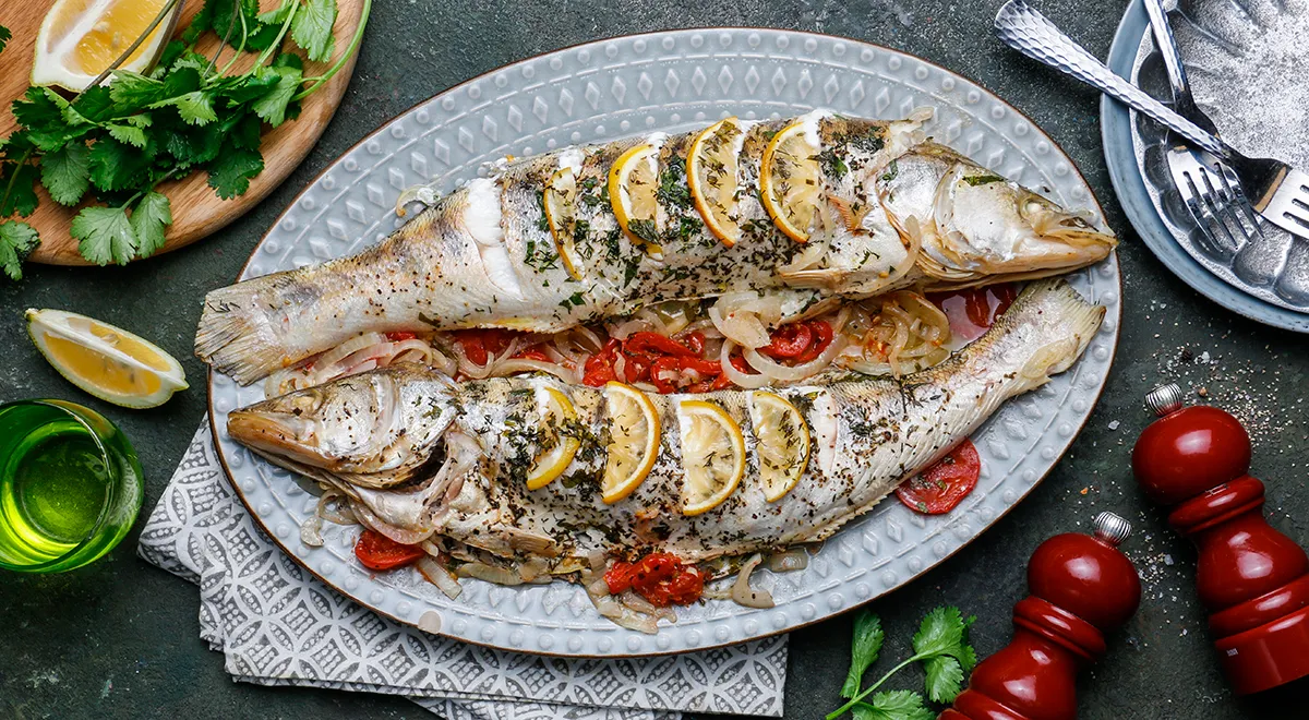 Рецепт судака в фольге (можно приготовить чехонь)