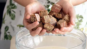 Простые рецепты с фруктами и хлебом ржаным