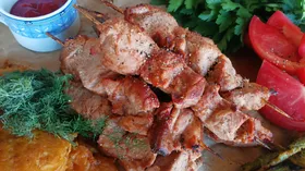 Шашлык из свиной вырезки в духовке