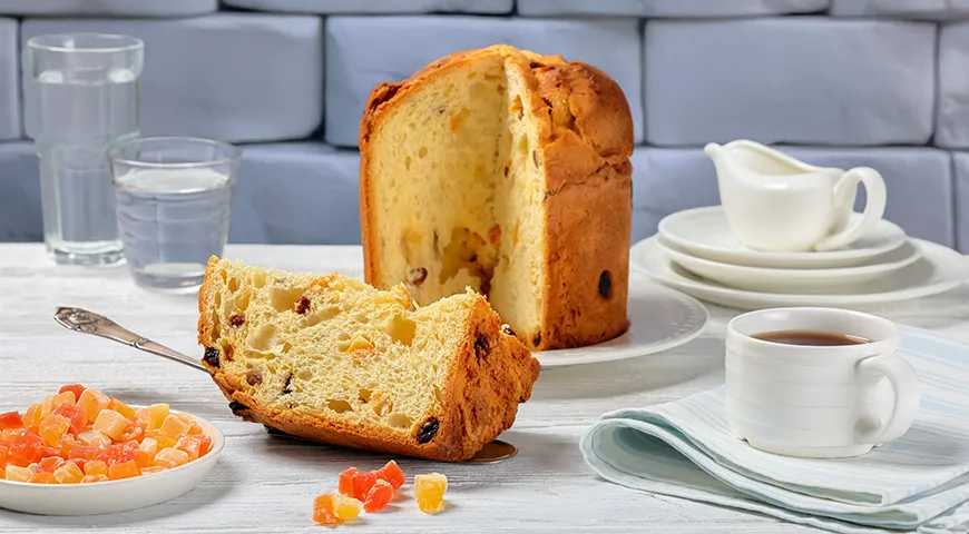 Панеттоне с добавлением сахара виноградного жидкого