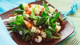 Рецепты с овощами, сыром Моцарелла и сырами с плесенью