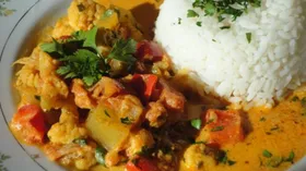 Рецепты с овощами, сливками и карри