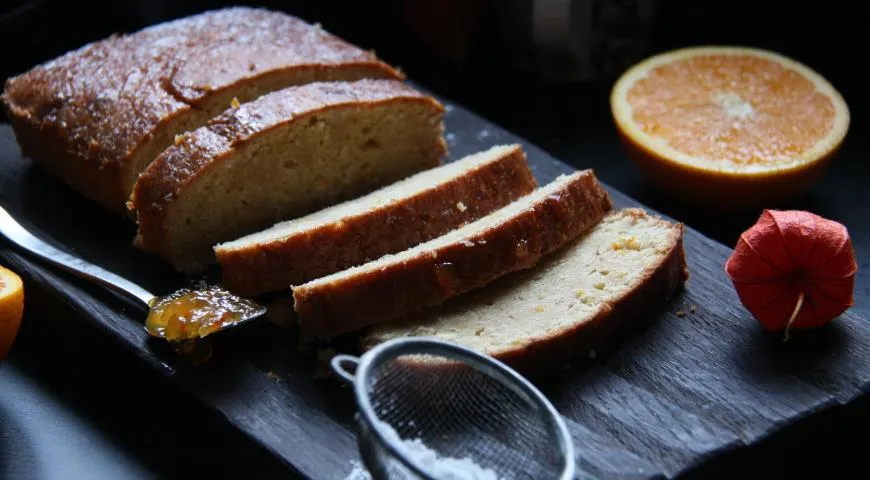 Апельсиновый фунтовый кекс/Orange pound cake