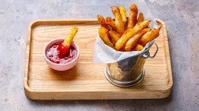 Картофель фри в пивном кляре