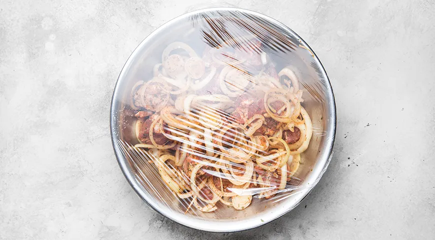 Шашлык с картошкой в духовке