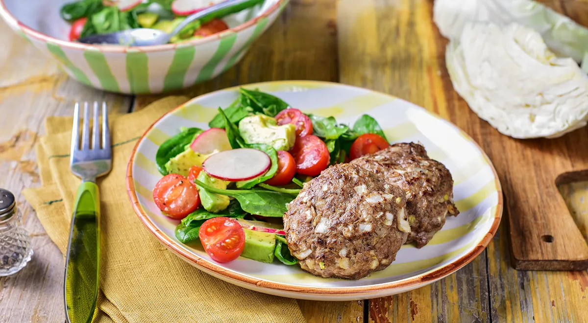 Рецепт котлет из свино-говяжьего фарша с капустой