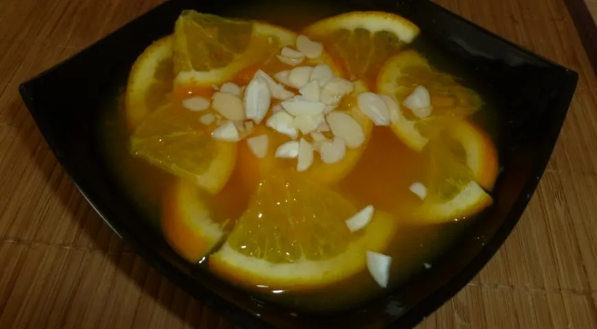 Холодный суп с апельсином и тыквой