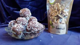 Полезные кокосово-шоколадные пирожные