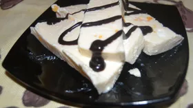 Творожное желе с мандаринами