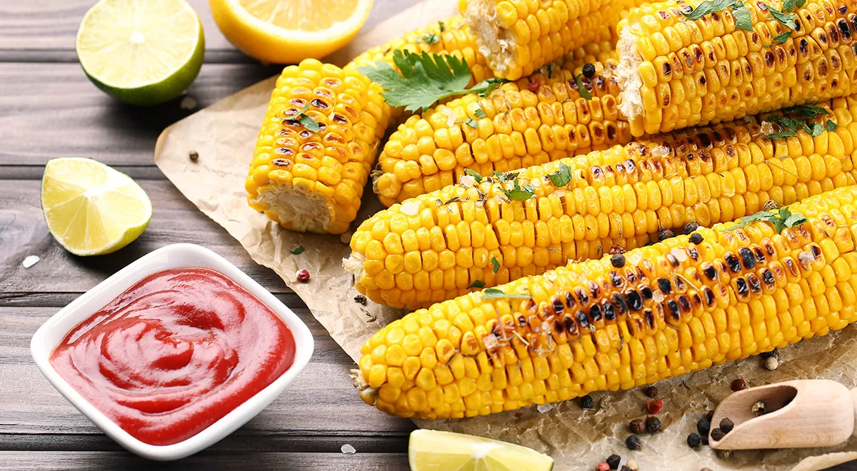 Печеная кукуруза